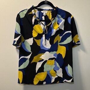 💛Nine West Women’s Multicolor Blouse Size L
